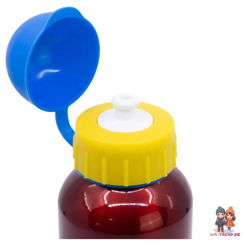 Marvel Spiderman 2 teiliges Kinder Set 3 Kammern Brotdose Alu Trinkflasche 400 ml - WS-Trend.de