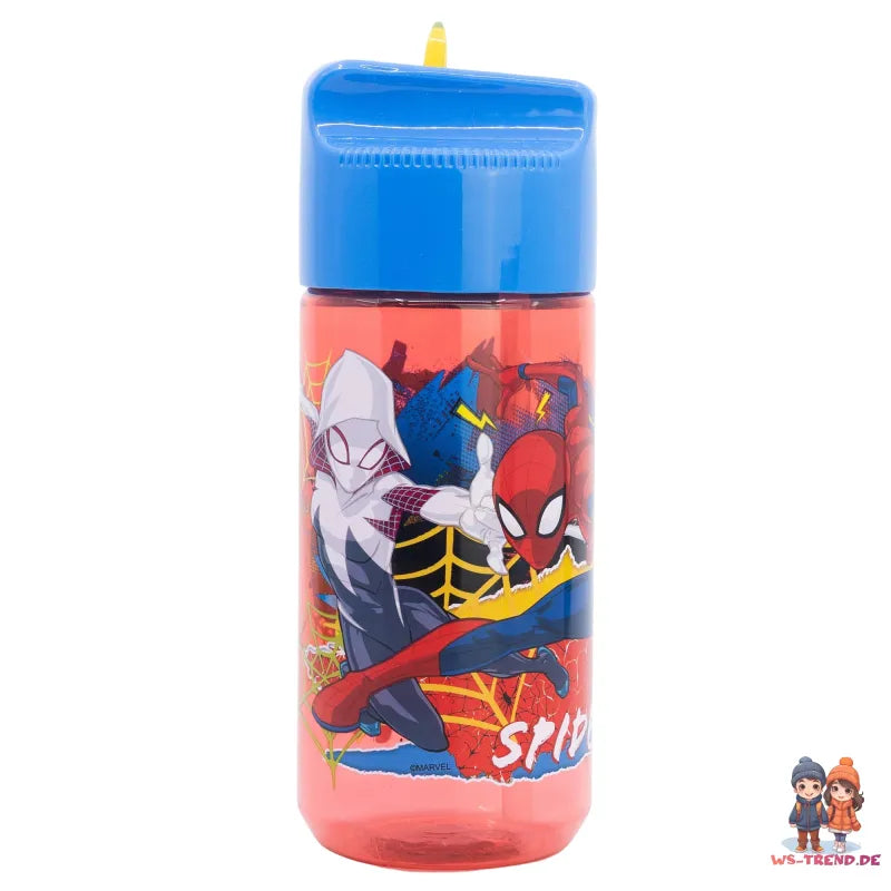 Marvel Spiderman Sportflasche Wasserflasche Trinkflasche Flasche 430 ml - WS-Trend.de