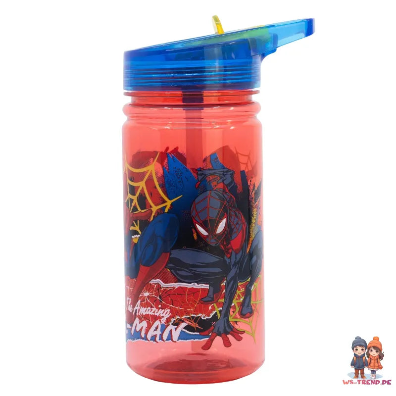 Marvel Spiderman 2 teiliges Kinder Set Brotdose Trinkflasche 475 ml - WS-Trend.de