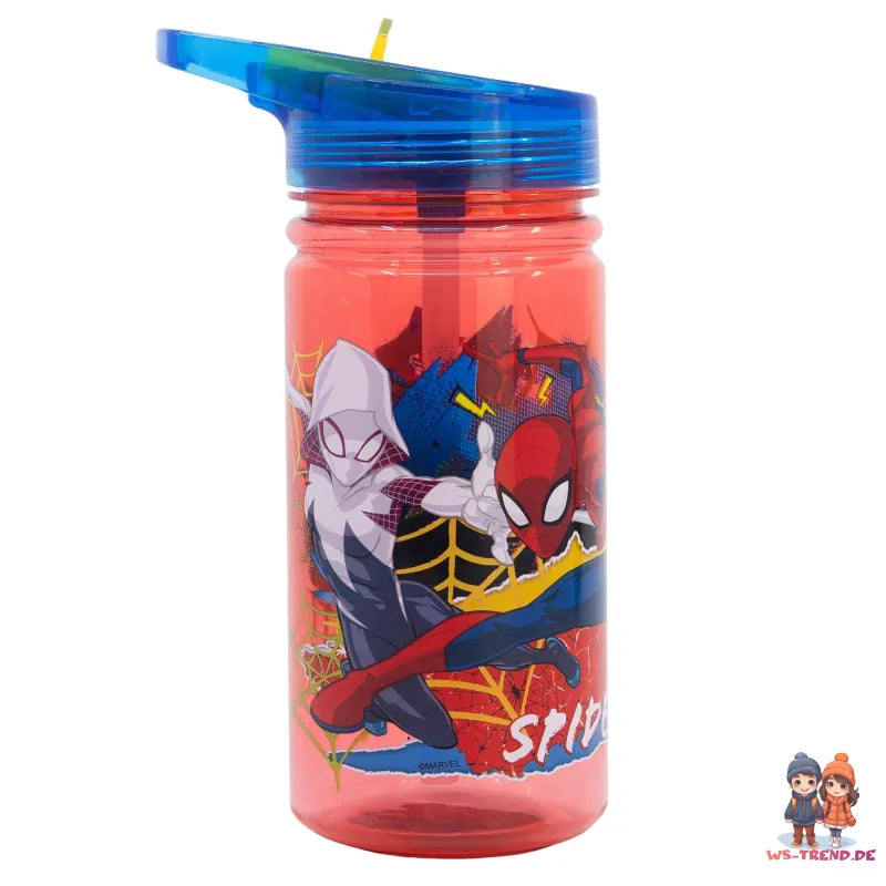Marvel Spiderman 2 teiliges Kinder Set Brotdose Trinkflasche 475 ml - WS-Trend.de