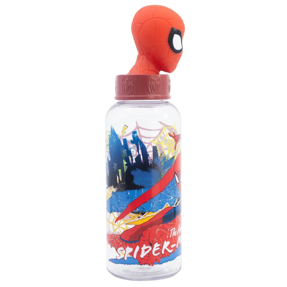 Marvel Spiderman 3D Kopf Wasserflasche Trinkflasche Flasche 560 ml - WS-Trend.de