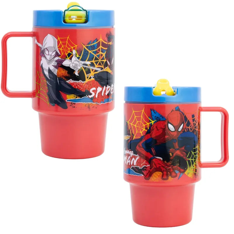 Marvel The Amazing Spiderman Trinkbecher Becher mit Halm 530 ml - WS-Trend.de