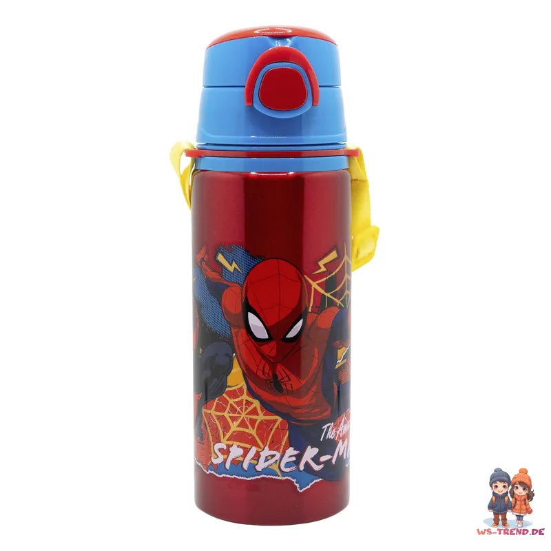 Marvel Spiderman Aluminium Wasserflasche Trinkflasche Flasche 730 ml - WS-Trend.de