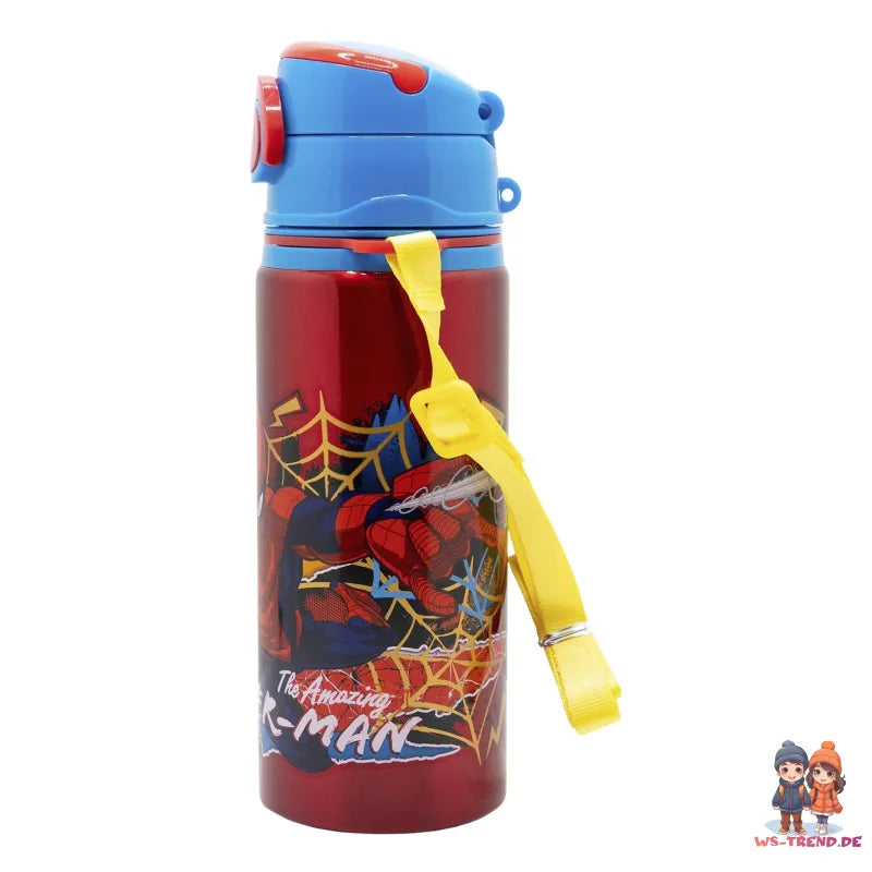 Marvel Spiderman Aluminium Wasserflasche Trinkflasche Flasche 730 ml - WS-Trend.de