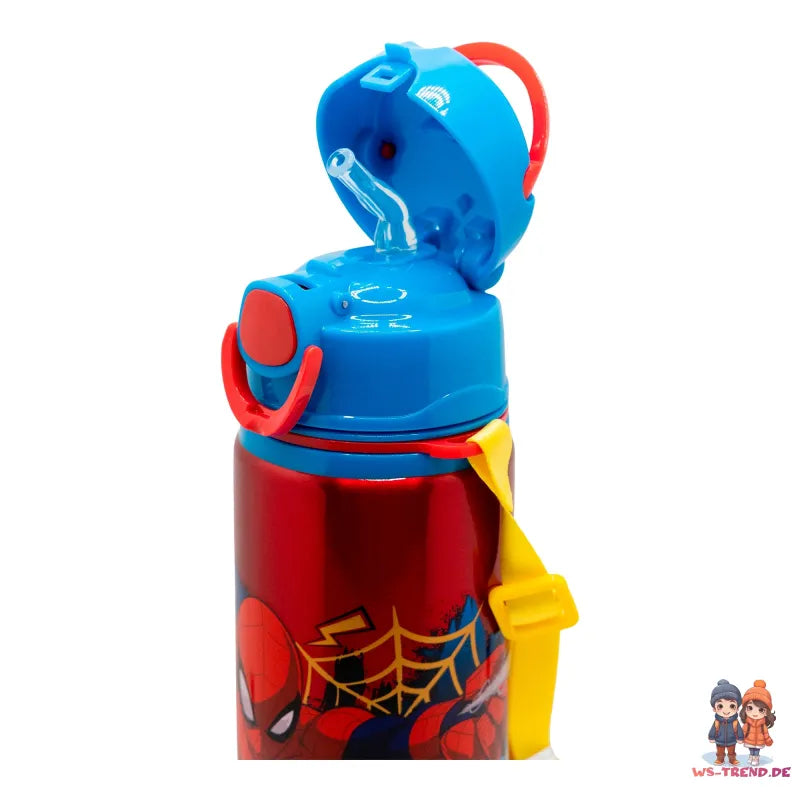 Marvel Spiderman Aluminium Wasserflasche Trinkflasche Flasche 730 ml - WS-Trend.de