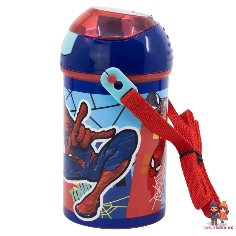 Marvel The Amazing Spiderman Wasserflasche Trinkflasche Flasche 450 ml - WS-Trend.de