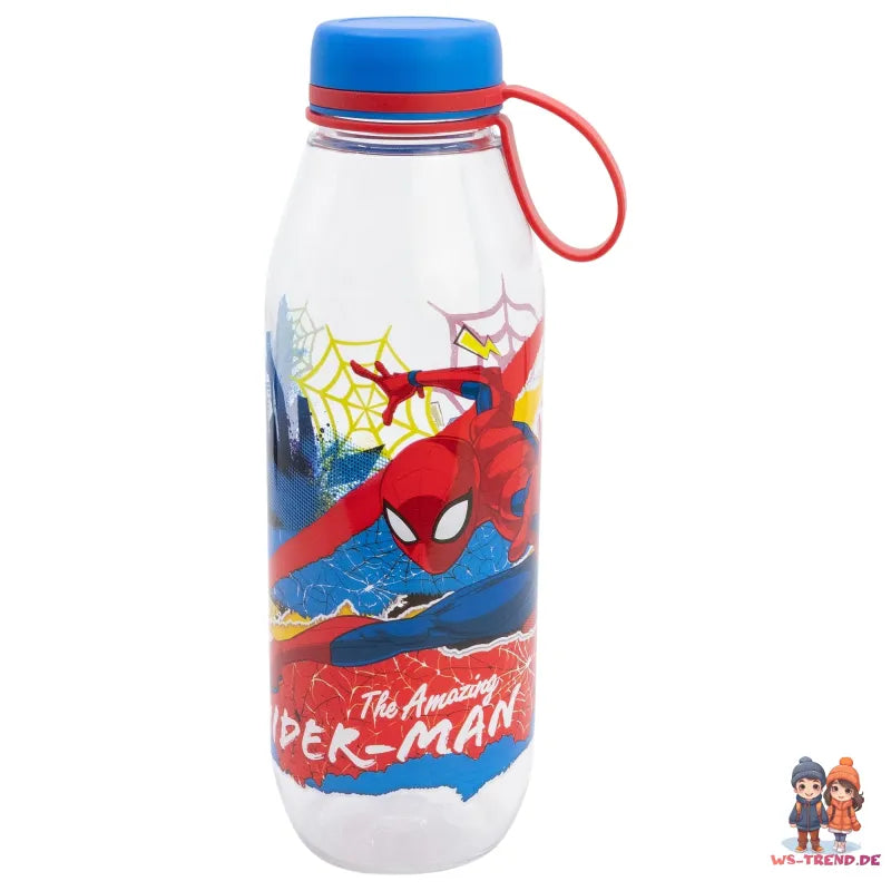 Marvel The Amazing Spiderman Wasserflasche Trinkflasche Flasche 650 ml - WS-Trend.de