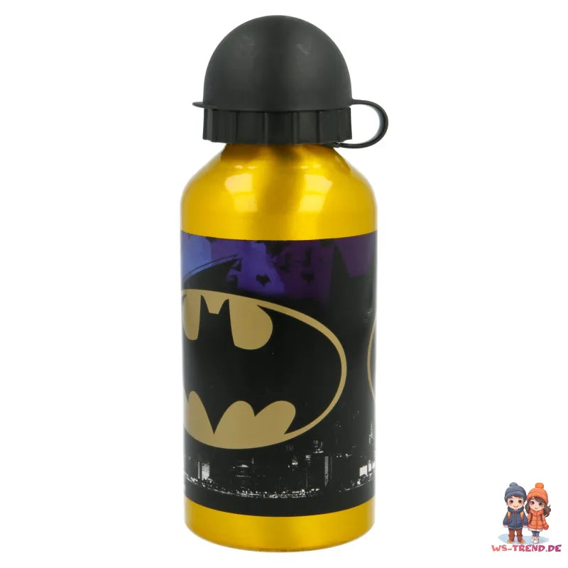 DC Comics Batman Kinder 2 teiliges Set 3 Kammer Brotdose ALU-Trinkflasche - WS-Trend.de und ALU - Trinkflasche