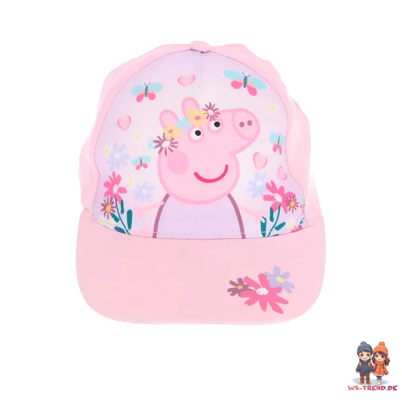 Peppa Wutz Pig Kinder Mädchen Basecap Baseball Kappe Mütze - WS-Trend.de Gr. 52 bis 54