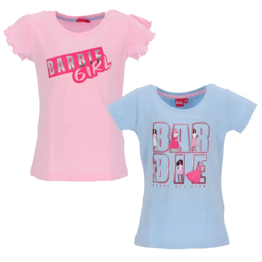 Barbie and Friends 2-er Set Mädchen T-Shirt Shirt - WS-Trend.de Gr. 110-152 100% Baumwolle