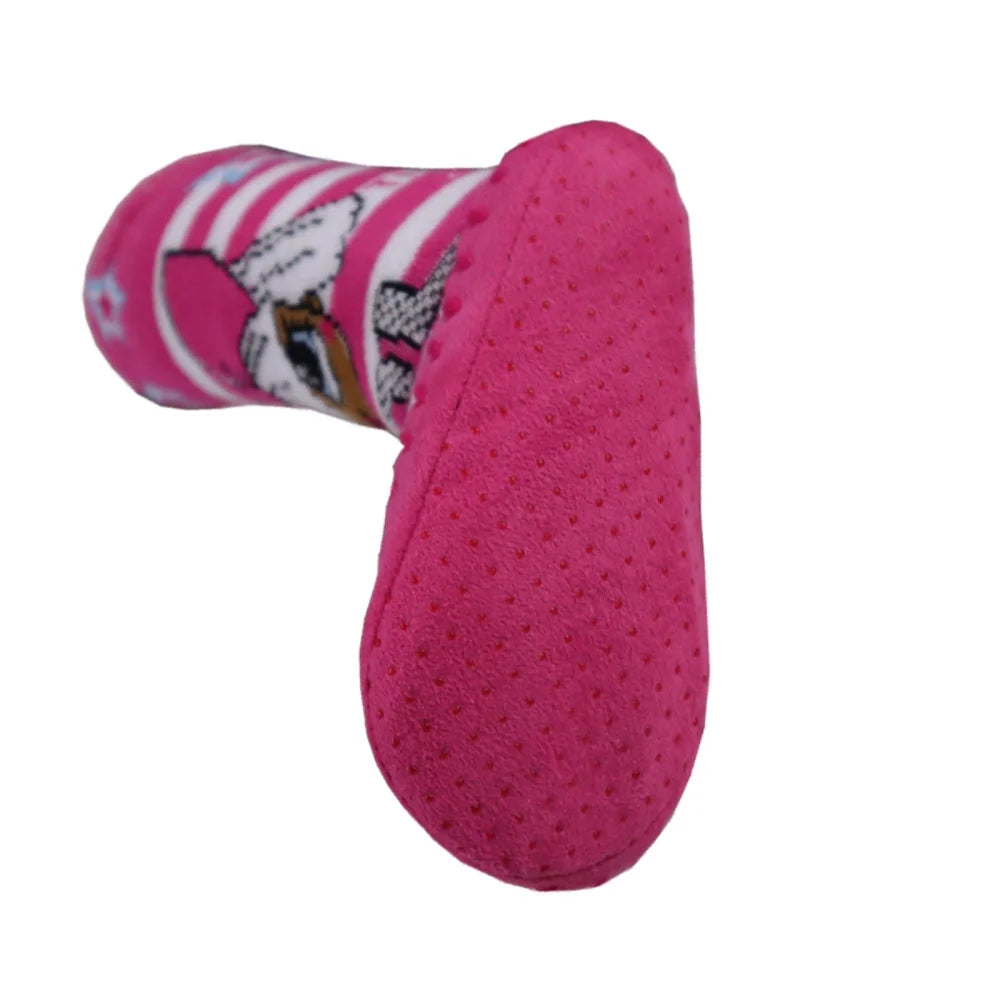 LOL Surprise Kinder Kita Stopper Socken - WS-Trend.de antirutsch lange warme Stopersocken Pink - 23 bis 28