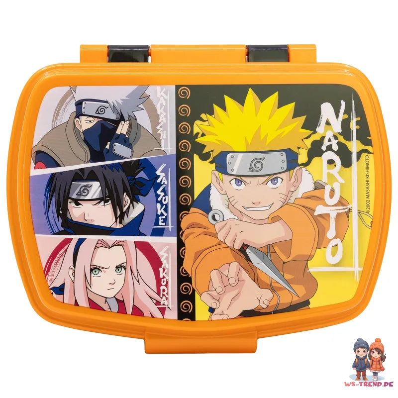 Anime Naruto Shippuden 2 tlg Lunchset Brotdose plus Trinkbecher 430 ml - WS-Trend.de