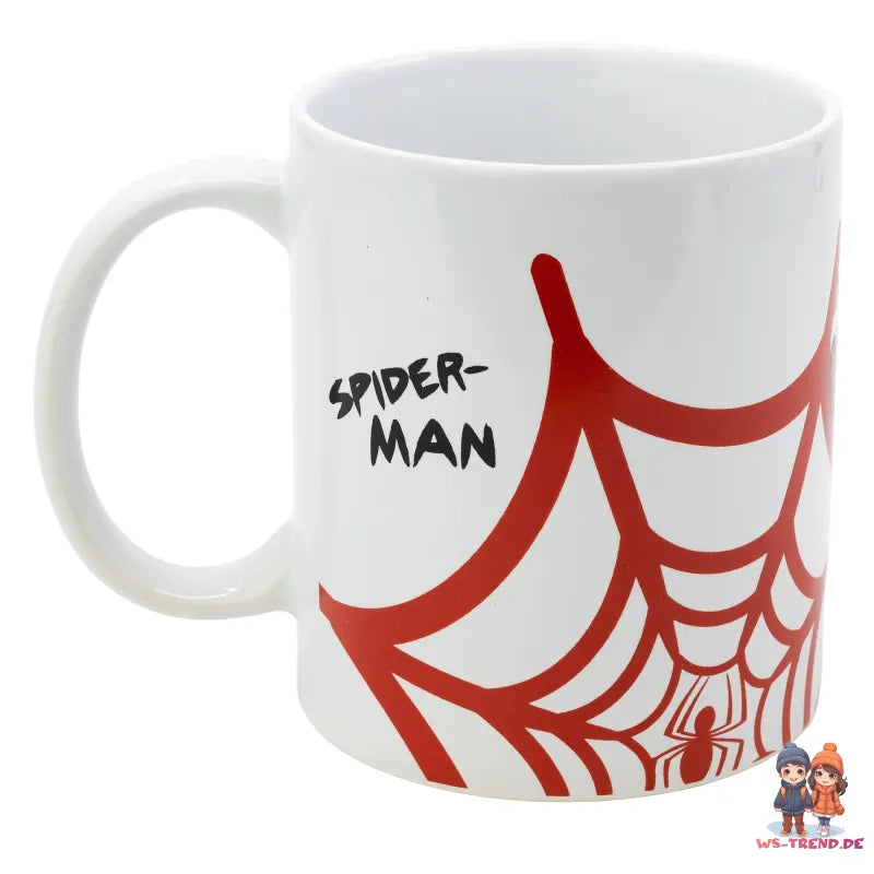 Marvel Spiderman Teetasse Tasse Kaffeetasse Geschenkidee 330 ml - WS-Trend.de