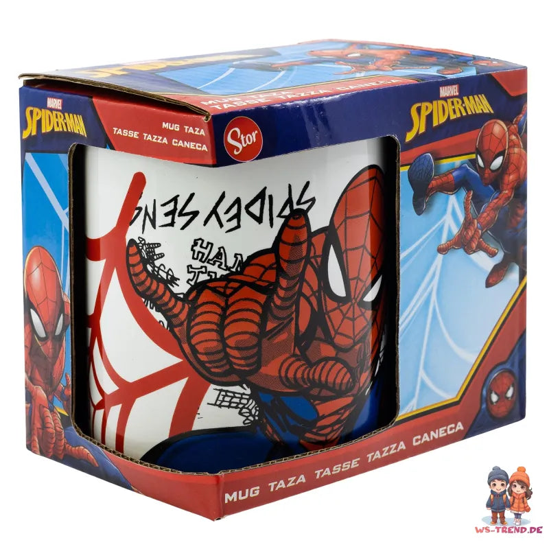 Marvel Spiderman Teetasse Tasse Kaffeetasse Geschenkidee 330 ml - WS-Trend.de