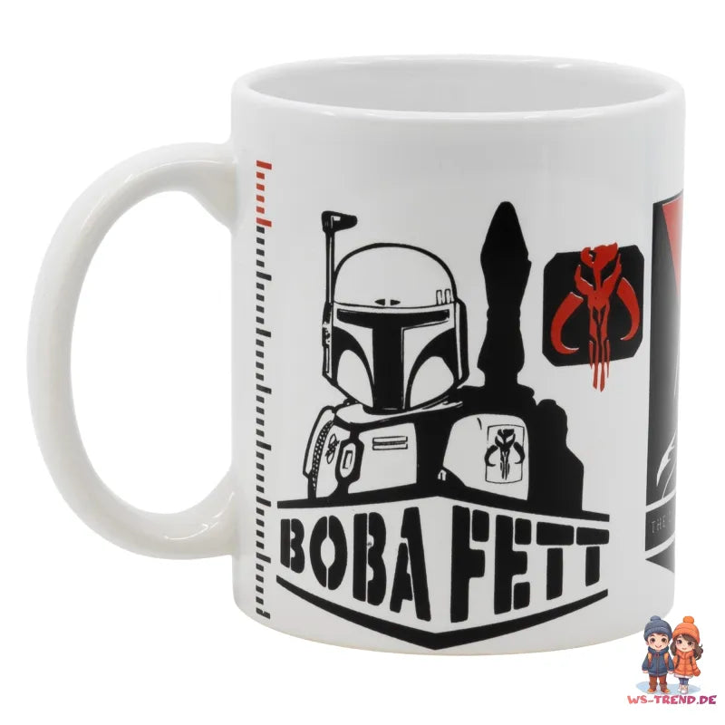 Star Wars Boba Fett Trooper Kaffeetasse Teetasse Tasse Geschenkidee 325 ml - WS-Trend.de