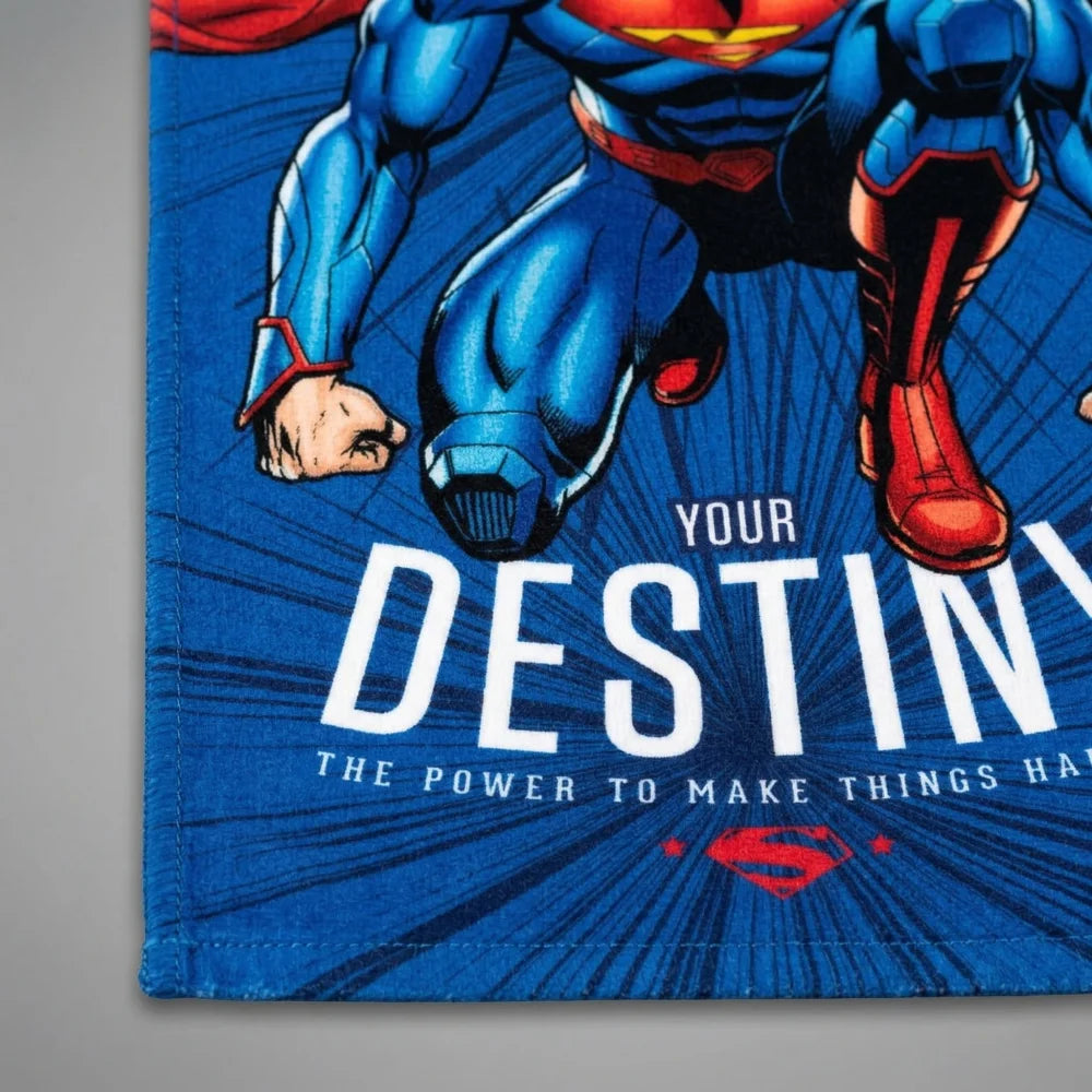 DC Comics Superman Badetuch Strandtuch Duschtuch XL 70x140 - WS-Trend.de