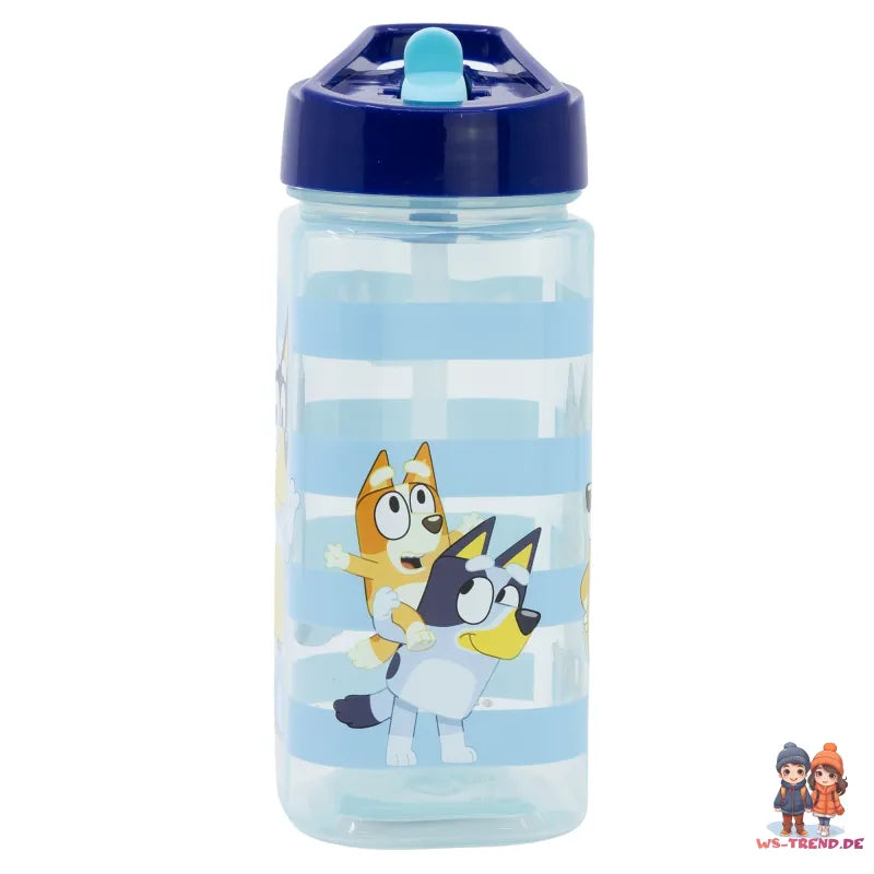 Bluey Bingo Kinder Wasserflasche Trinkflasche Flasche 510 ml Haltegriff - WS-Trend.de