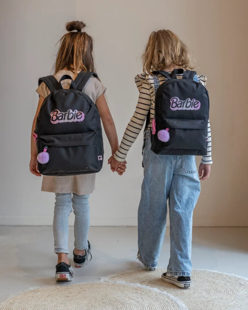 Barbie Mädchen Rucksack Schultasche plus Alu Trinkflasche Gr.39x29x12 cm - WS-Trend.de