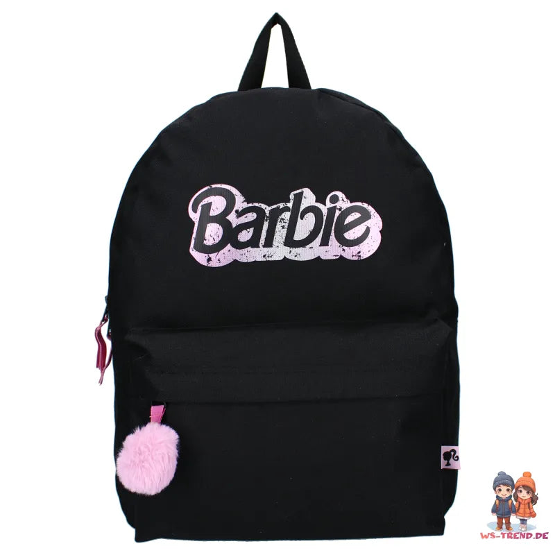 Barbie Mädchen Rucksack Schultasche plus Alu Trinkflasche Gr.39x29x12 cm - WS-Trend.de