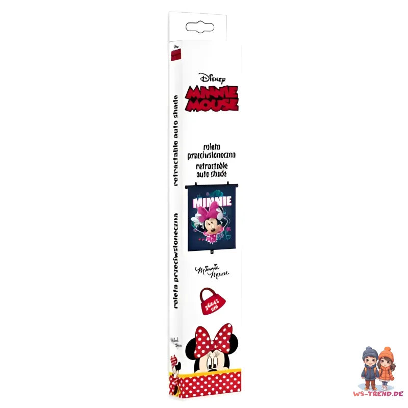 Disney Minnie Maus Kinder Sonnenschutz Rollo fürs Auto Gr. 36x45 cm - WS-Trend.de