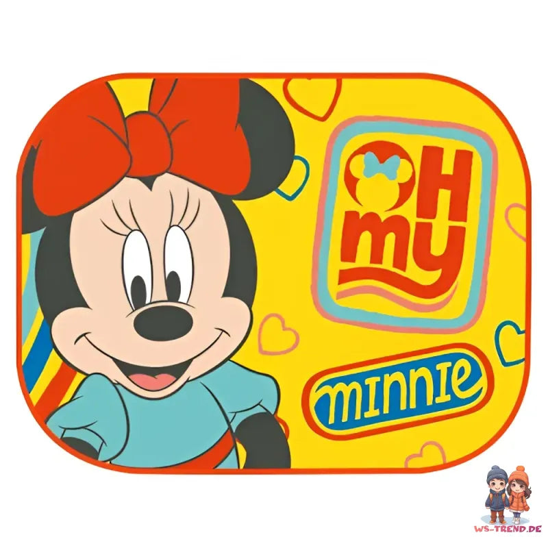 Disney Mickey Minnie Maus Kinder Sonnenschutz fürs Auto 2er Set 35x44 cm - WS-Trend.de