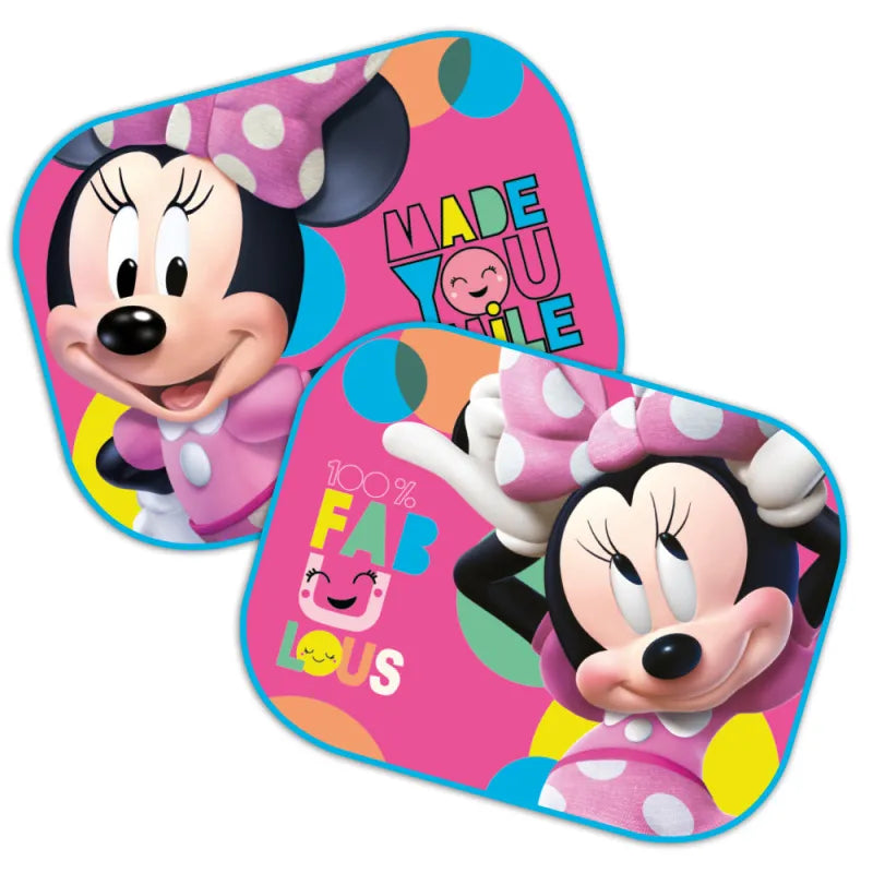 Disney Minnie Maus Kinder Sonnenschutz fürs Auto 2er Set 35x44 cm - WS-Trend.de