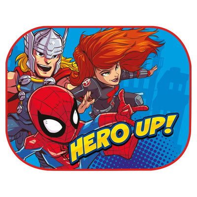 Marvel Avengers Kinder Sonnenschutz fürs Auto 2er Set 35x44 cm - Ansicht 2