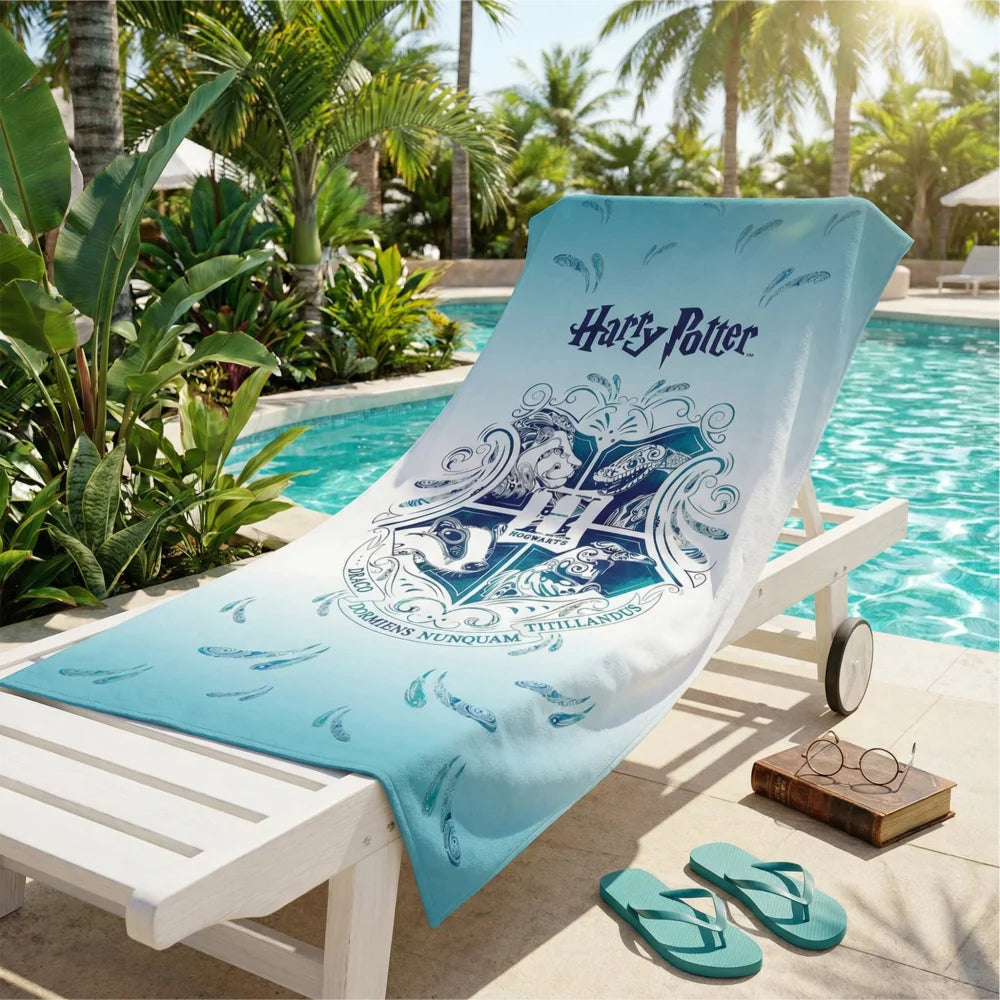 Harry Potter Hogwarts Mikrofaser Badetuch Strandtuch - WS-Trend.de Duschtuch Handtuch XL 70x140 cm
