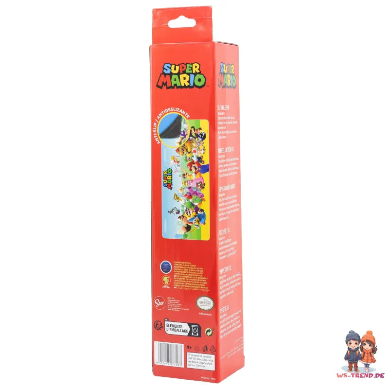 Super Mario Luigi Peach Bowser XL Gaming Mousepad Mauspad 79 x 35 cm WS Trend.de