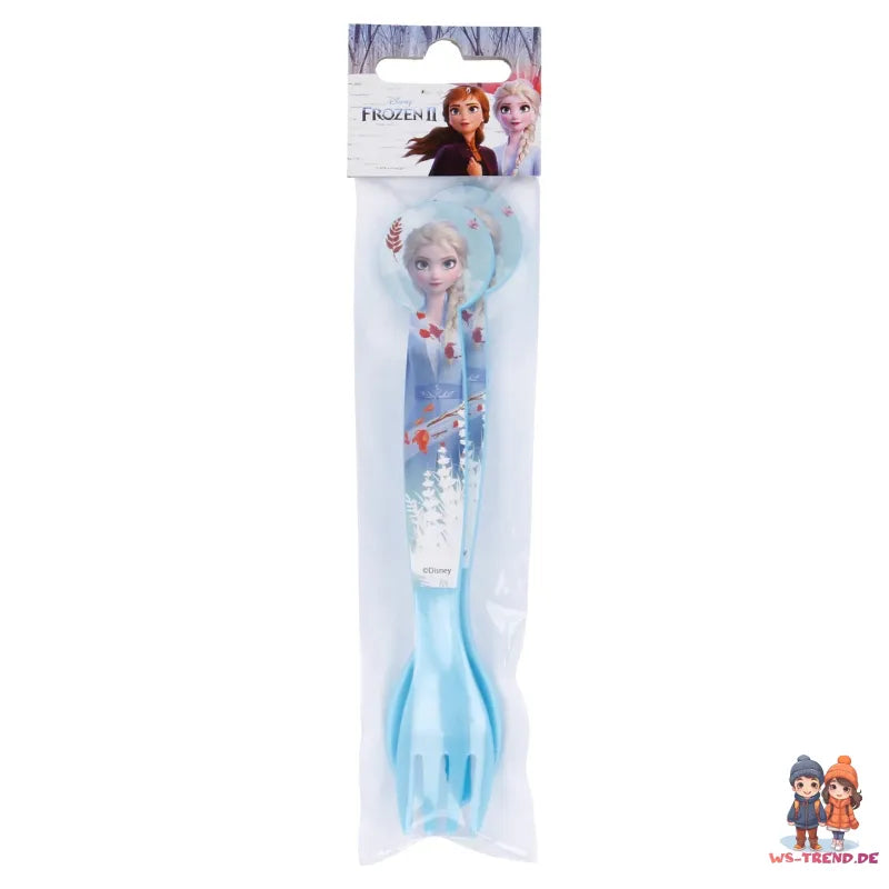 Die Eiskönigin 4-teiliges Set Brotdose - Trinkflasche - Löffel Gabel - WS-Trend.de Disney Anna 4 teiliges