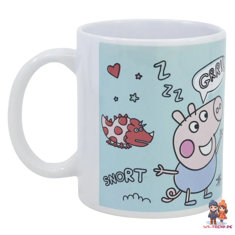Peppa Wutz George Teetasse Tasse Kaffeetasse Geschenkidee 325 ml - WS-Trend.de