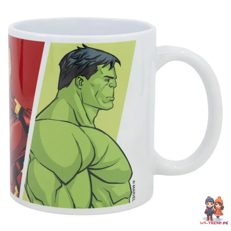 Marvel Avengers Kaffeetasse Teetasse Tasse Geschenkidee 330 ml - WS-Trend.de