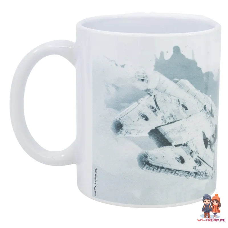 Star Wars Millennium Falcon Teetasse Tasse Kaffeetasse Geschenkidee 325 ml - WS-Trend.de
