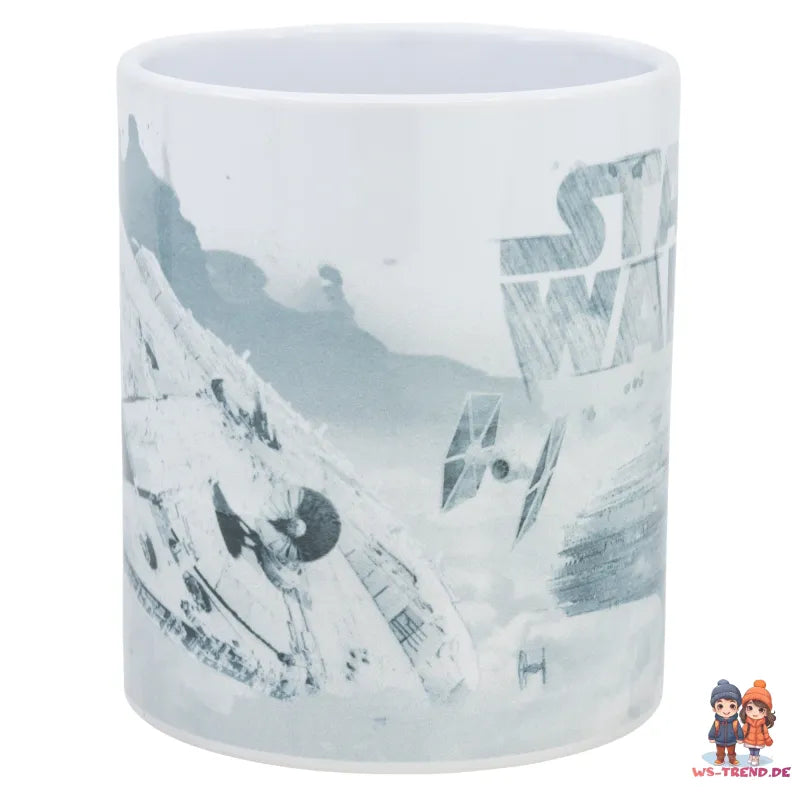 Star Wars Millennium Falcon Teetasse Tasse Kaffeetasse Geschenkidee 325 ml - WS-Trend.de