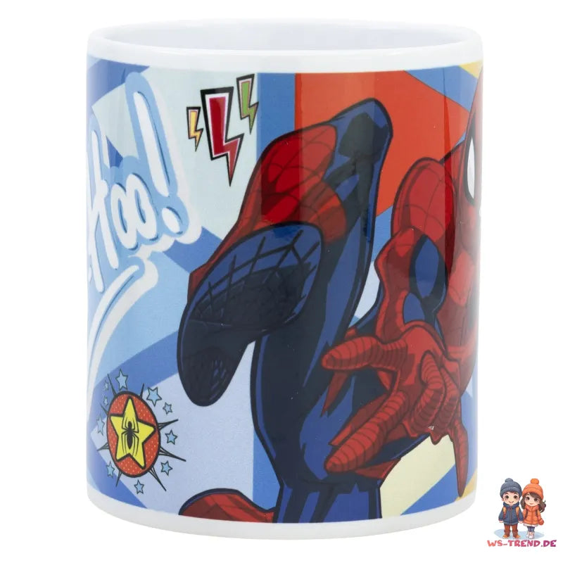 Marvel Spiderman Teetasse Tasse Kaffeetasse Geschenkidee 330 ml - WS-Trend.de