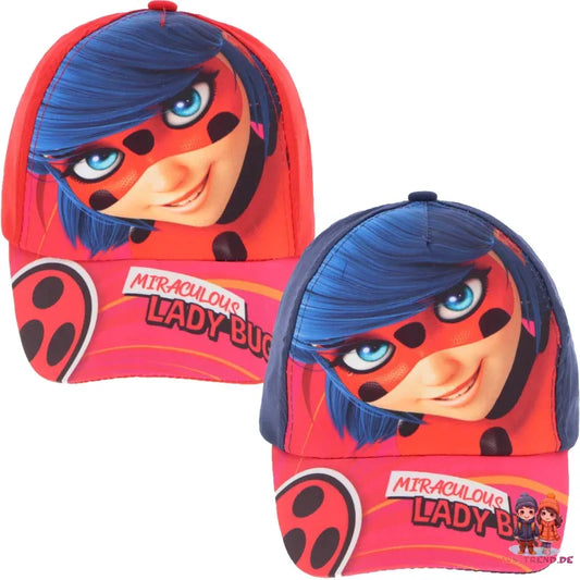 Miraculous Ladybug Kinder Baseball Kappe Basecap - WS-Trend.de - Unisex 52 54 50 cm
