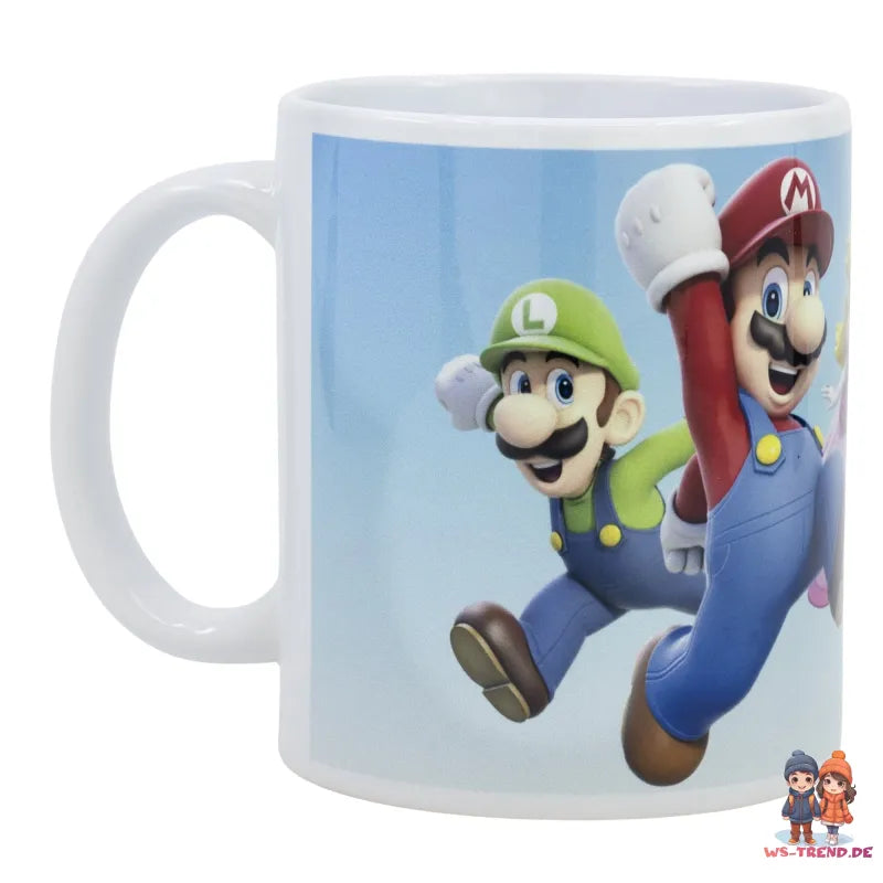 Super Mario Luigi Freunde Gamer Kaffeetasse Teetasse Tasse Geschenkidee 330 ml - WS-Trend.de