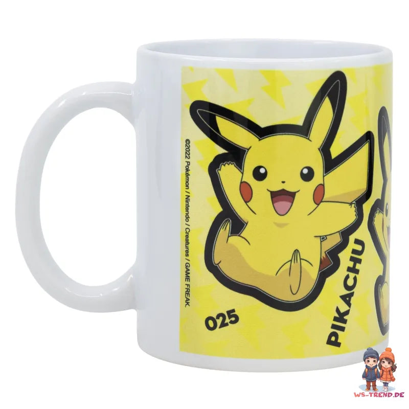 Pokemon Pikachu Kaffeetasse Teetasse Tasse Geschenkidee 330 ml - WS-Trend.de