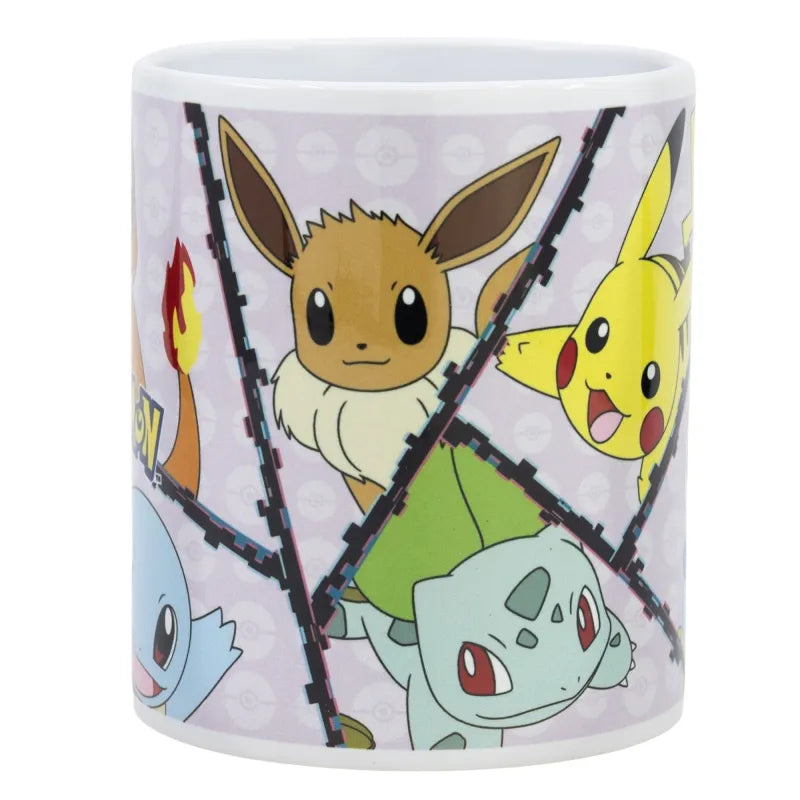 Pokemon Pikachu Shiggy Bisasam Evoli Kaffeetasse Teetasse Tasse Geschenkidee - WS-Trend.de