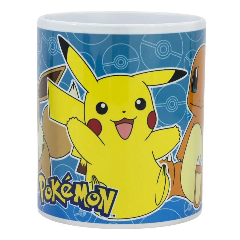 Pokemon Pikachu Shiggy Bisasam Evoli Kaffeetasse Teetasse Tasse Geschenkidee - WS-Trend.de