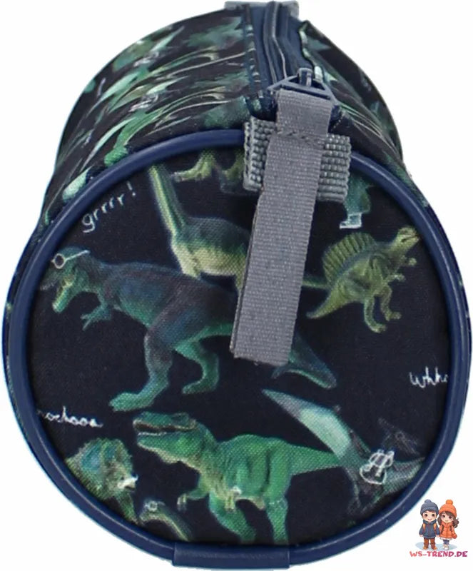 Dinosaurier Kinder Rucksack mit Federmäppchen Tasche Gr. 38x25x11 cm - WS-Trend.de