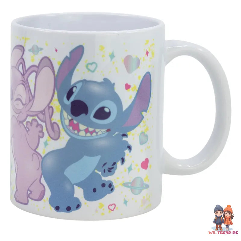 Disney Lilo und Stitch Angel Teetasse Tasse Kaffeetasse Geschenkidee 325 ml - WS-Trend.de