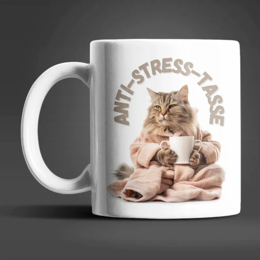 Katze Anti Stress Keramik Kaffeetasse Teetasse Tasse Geschenke - WS-Trend.de
