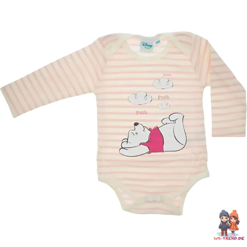 Disney Winnie der Pooh Baby 2er Pack langarm Body Strampler WS Trend.de Gr. 62 92
