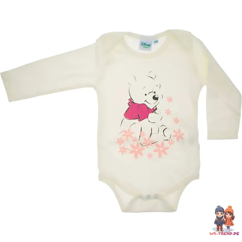 Disney Winnie der Pooh Baby 2er Pack langarm Body Strampler WS Trend.de Gr. 62 92