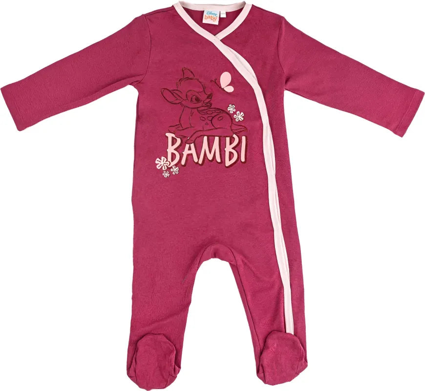 Disney Bambi Baby Kleinkind langarm Bodie Strampler WS Trend.de Gr. 62 92 Baumwolle