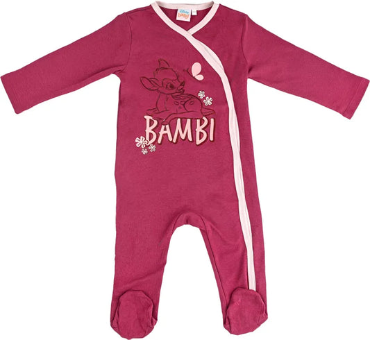 Disney Bambi Baby Kleinkind langarm Bodie Strampler WS Trend.de Gr. 62 92 Baumwolle
