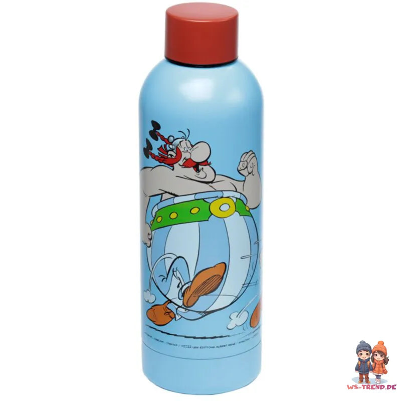 Asterix und Obelix Idefix Edelstahl Thermo Trinkflasche Flasche 530 ml - WS-Trend.de