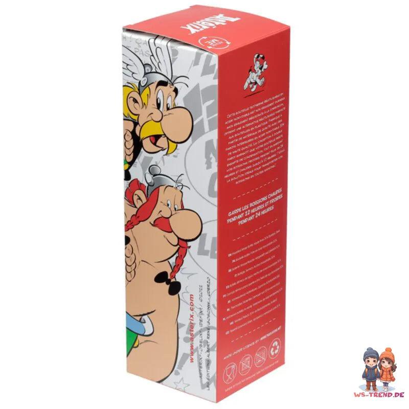 Asterix und Obelix Idefix Edelstahl Thermo Trinkflasche Flasche 530 ml - WS-Trend.de