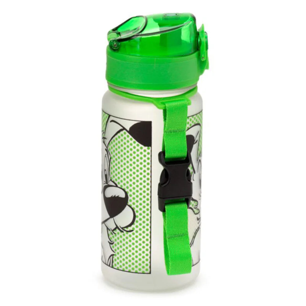 Asterix u Obelix Idefeix der Hund Wasserflasche Trinkflasche Flasche Gurt 350 ml - WS-Trend.de